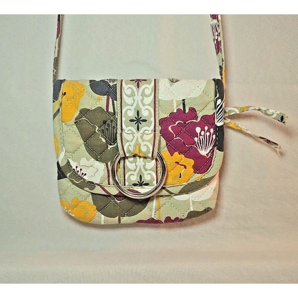 Stephanie Dawn Mini Crossbody Bag Colorful Floral Yellow Wine Olive Beige Small